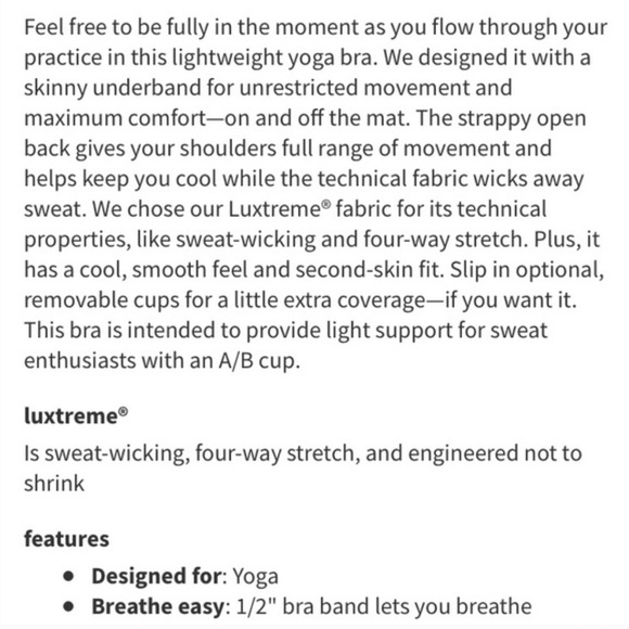 Lululemon Free To Be Zen Bra - Heathered Gray - Picture 4 of 7